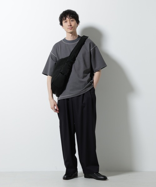 NANO universe tシャツ テクニックステッチTシャツ 半袖 メンズ - 画像 (9)