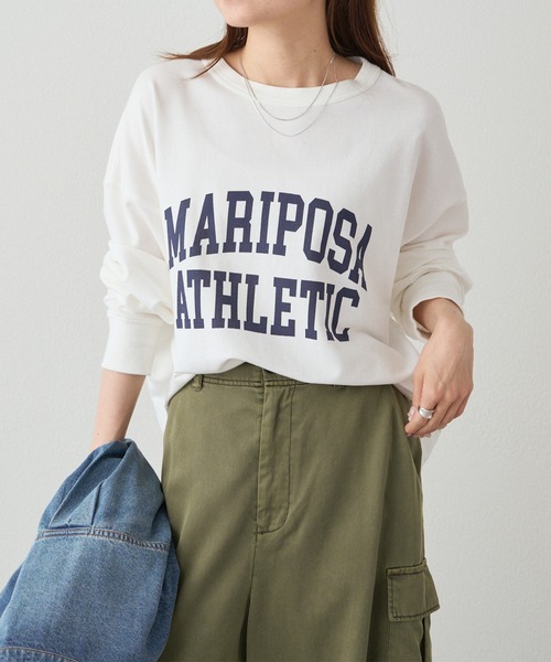 pual ce cin tシャツ インレイショートプルオーバー レディース - 画像 (4)