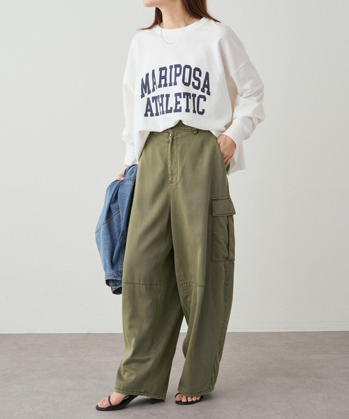 pual ce cin tシャツ インレイショートプルオーバー レディース - 画像 (7)