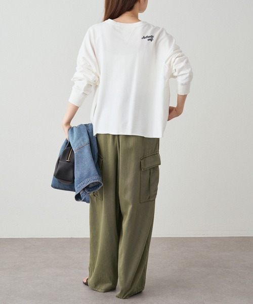 pual ce cin tシャツ インレイショートプルオーバー レディース - 画像 (8)