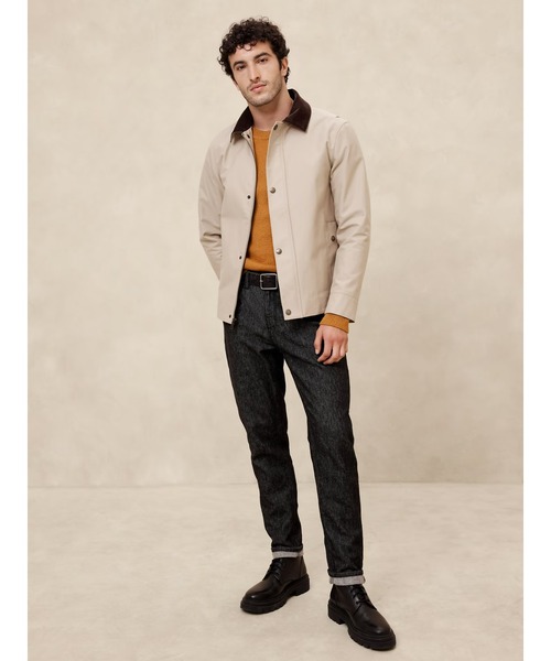 BANANA REPUBLIC 「BANANA FACTORY STORE」 長袖ニット M ブラック メンズ - 画像 (8)