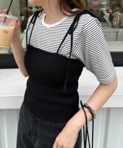 Discoat 「DISCOAT」 キャミソールニット FREE グレー系その他 レディース