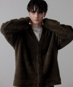 MONO-MART 「MONO-MART」 ニットカーディガン L ブラウン メンズ