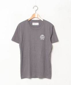 Abercrombie&Fitch 「Abercrombie&Fitch」 刺繍半袖Tシャツ S グレー メンズ