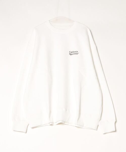 coen 「coen」 スウェットカットソー L ホワイト メンズ