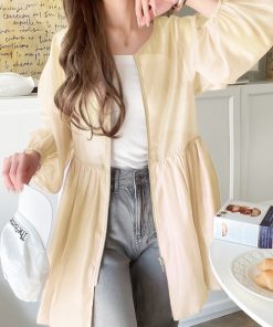 classicalelf 「classicalelf」 7分袖チュニック SMALL アイボリー レディース