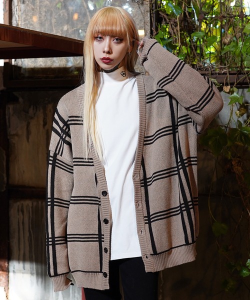 G.O.C 「G.O.C」 ニットカーディガン MEDIUM ベージュ系その他 メンズ