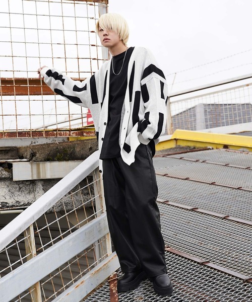 G.O.C 「G.O.C」 ニットカーディガン MEDIUM ベージュ系その他 メンズ - 画像 (2)