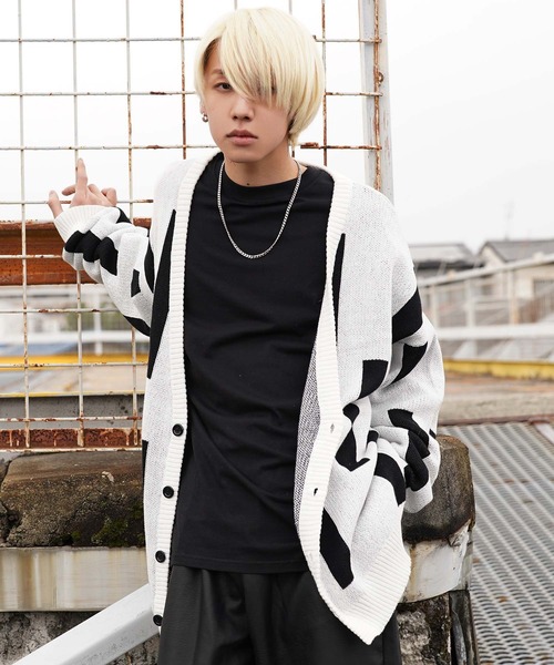 G.O.C 「G.O.C」 ニットカーディガン MEDIUM ベージュ系その他 メンズ - 画像 (3)