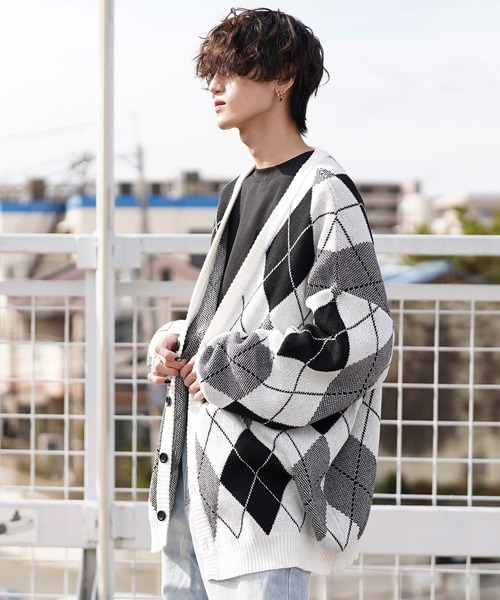 G.O.C 「G.O.C」 ニットカーディガン MEDIUM ベージュ系その他 メンズ - 画像 (5)