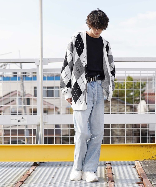 G.O.C 「G.O.C」 ニットカーディガン MEDIUM ベージュ系その他 メンズ - 画像 (8)