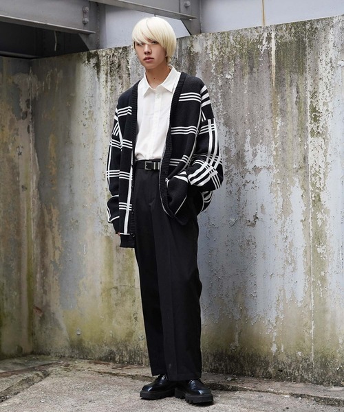 G.O.C 「G.O.C」 ニットカーディガン MEDIUM ベージュ系その他 メンズ - 画像 (9)