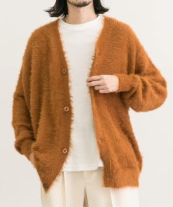URBAN RESEARCH 「URBAN RESEARCH」 ニットカーディガン MEDIUM キャメル メンズ