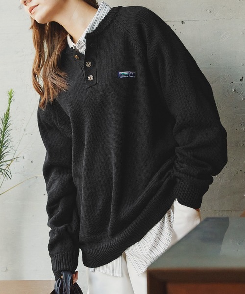 THE CRAFT CREW PRODUCTS 「THE PRODUCTS」 長袖ニット L ブラック メンズ - 画像 (3)