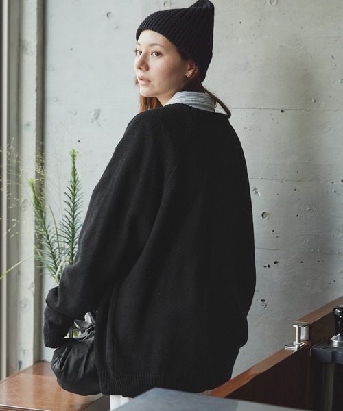 THE CRAFT CREW PRODUCTS 「THE PRODUCTS」 長袖ニット L ブラック メンズ - 画像 (6)