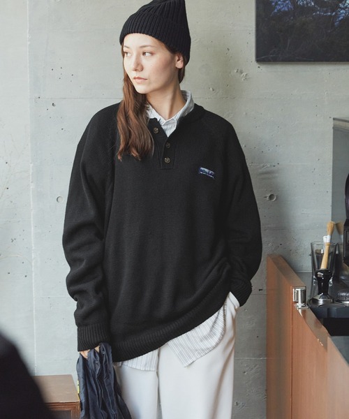 THE CRAFT CREW PRODUCTS 「THE PRODUCTS」 長袖ニット L ブラック メンズ - 画像 (7)