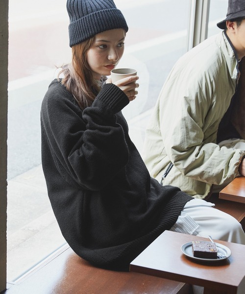 THE CRAFT CREW PRODUCTS 「THE PRODUCTS」 長袖ニット L ブラック メンズ - 画像 (8)