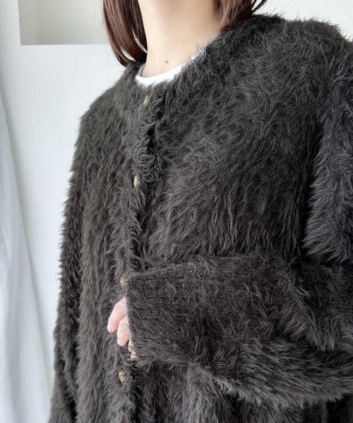 classicalelf 「classicalelf」 ニットカーディガン X-LARGE アイボリー レディース - 画像 (6)