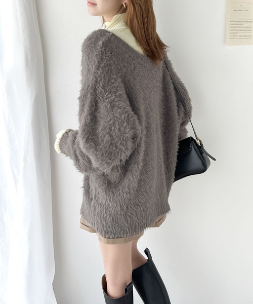 classicalelf 「classicalelf」 ニットカーディガン X-LARGE アイボリー レディース - 画像 (8)