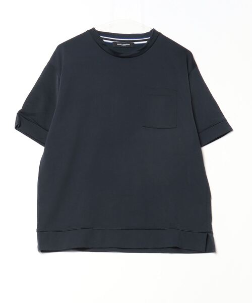 NANO universe 「NANO universe」 半袖Tシャツ M ネイビー メンズ