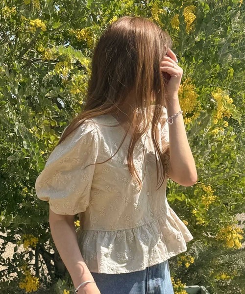 classicalelf 「classicalelf」 半袖ブラウス MEDIUM ホワイト レディース - 画像 (7)