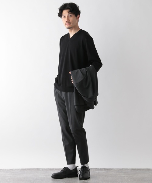 GLOBAL WORK 「GLOBAL WORK」 Vネックニット MEDIUM グレー メンズ - 画像 (6)