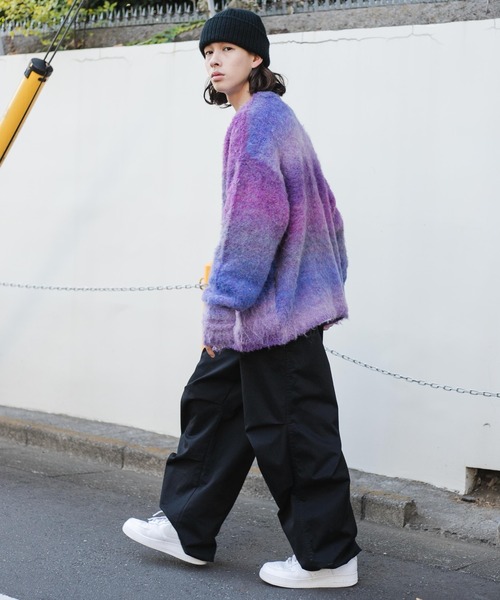 WEGO 「WEGO」 ニットカーディガン MEDIUM グリーン メンズ - 画像 (3)