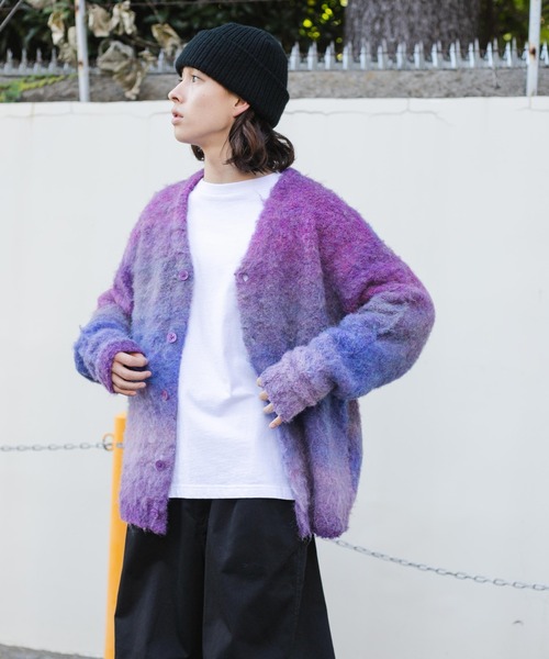 WEGO 「WEGO」 ニットカーディガン MEDIUM グリーン メンズ - 画像 (5)