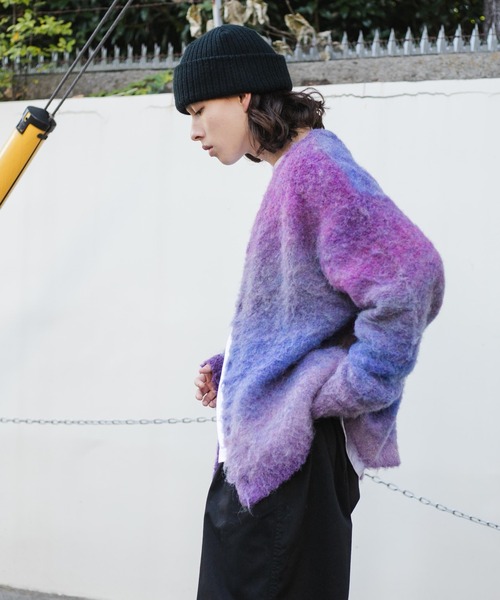 WEGO 「WEGO」 ニットカーディガン MEDIUM グリーン メンズ - 画像 (6)