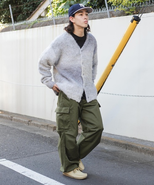 WEGO 「WEGO」 ニットカーディガン MEDIUM グリーン メンズ - 画像 (8)