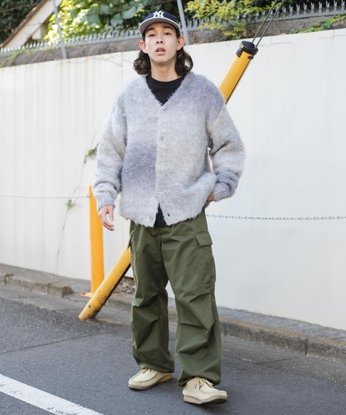 WEGO 「WEGO」 ニットカーディガン MEDIUM グリーン メンズ - 画像 (9)