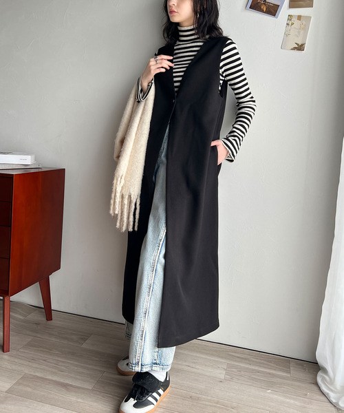 classicalelf 「classicalelf」 ベスト LARGE モカ レディース - 画像 (2)