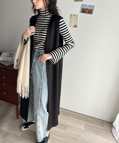 classicalelf 「classicalelf」 ベスト LARGE モカ レディース - 画像 (4)