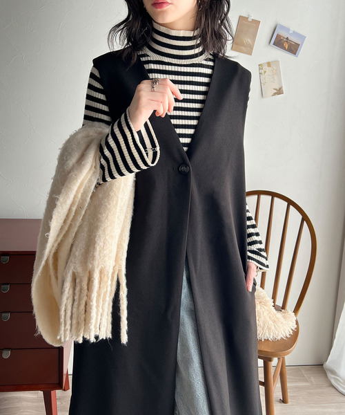 classicalelf 「classicalelf」 ベスト LARGE モカ レディース - 画像 (6)