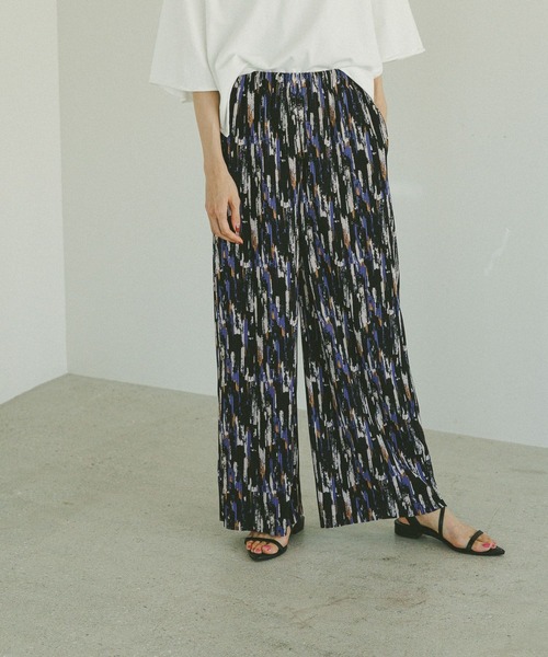 GLOBAL WORK パンツ セルフカットプリーツパンツ/579557 レディース - 画像 (4)