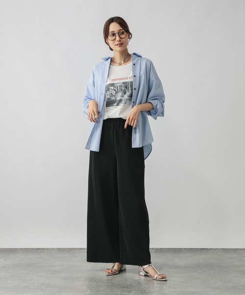 GLOBAL WORK パンツ セルフカットプリーツパンツ/579557 レディース - 画像 (7)