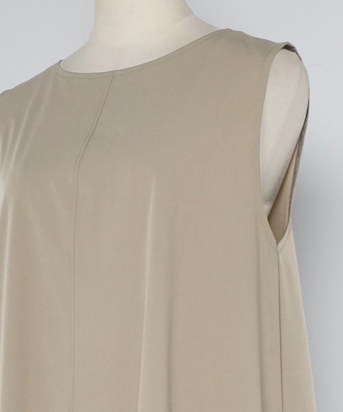 Bonjour Sagan 「Bonjour Sagan」 「HUNCH」ノースリーブワンピース FREE ベージュ レディース - 画像 (7)