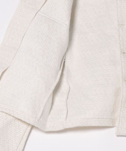 「Ritzy」 ノーカラージャケット L ホワイト レディース - 画像 (3)