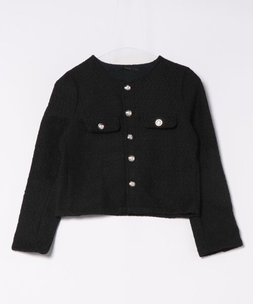 「Ritzy」 ノーカラージャケット L ホワイト レディース - 画像 (4)