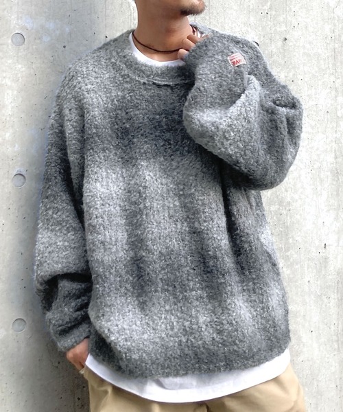 Java 「Java」 長袖ニット LARGE ブラック メンズ