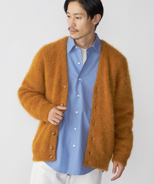 SHIPS 「SHIPS」 ニットカーディガン MEDIUM キャメル メンズ