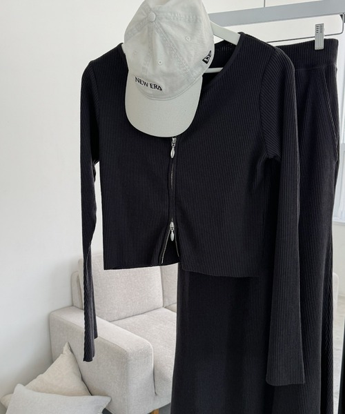 andme 「andme」 「alma design」ロングスカート M スミクロ レディース - 画像 (9)