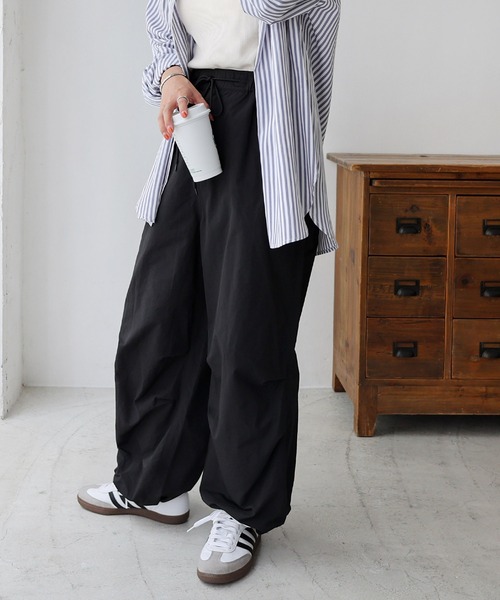 andme 「andme」 イージーパンツ S ライトカーキ レディース - 画像 (9)