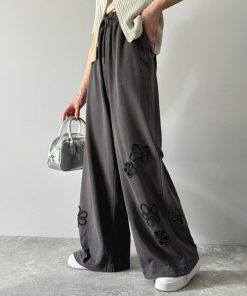 classicalelf 「classicalelf」 イージーパンツ SMALL チャコール レディース