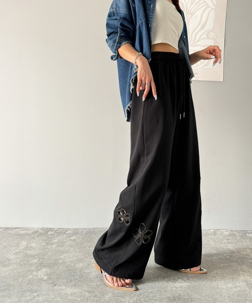 classicalelf 「classicalelf」 イージーパンツ SMALL チャコール レディース - 画像 (7)