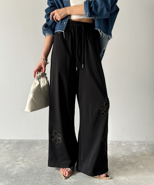 classicalelf 「classicalelf」 イージーパンツ SMALL チャコール レディース - 画像 (9)