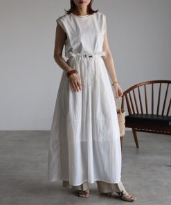 Bonjour Sagan 「Bonjour Sagan」 ドッキングワンピース FREE ホワイト レディース