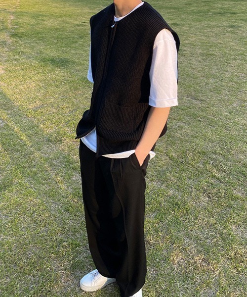 Ressaca 「Ressaca」 ニットベスト X-LARGE ブラック メンズ - 画像 (7)