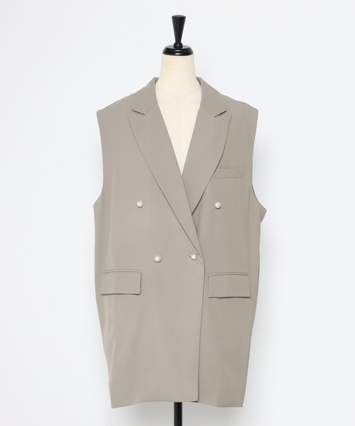 Bonjour Sagan 「Bonjour Sagan」 ベスト FREE グレイッシュベージュ レディース - 画像 (2)