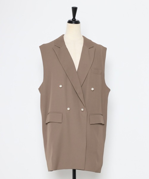 Bonjour Sagan 「Bonjour Sagan」 ベスト FREE グレイッシュベージュ レディース - 画像 (4)